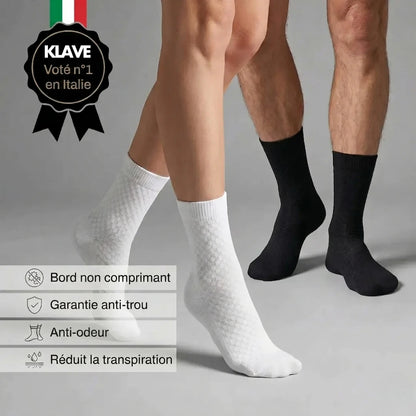 CHAUSSETTES KLAVE MI-MOLLET EN FIBRE DE BAMBOU PREMIUM