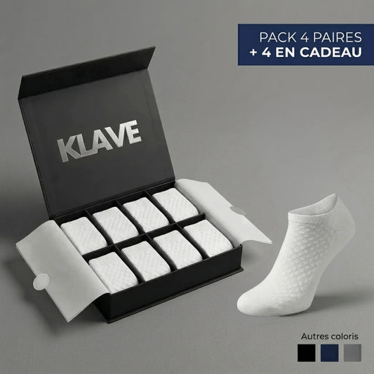 CHAUSSETTES KLAVE COURTES EN FIBRE DE BAMBOU PREMIUM
