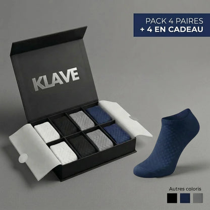 CHAUSSETTES KLAVE COURTES EN FIBRE DE BAMBOU PREMIUM