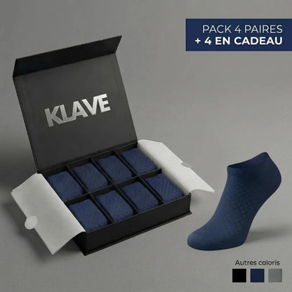 CHAUSSETTES KLAVE COURTES EN FIBRE DE BAMBOU PREMIUM