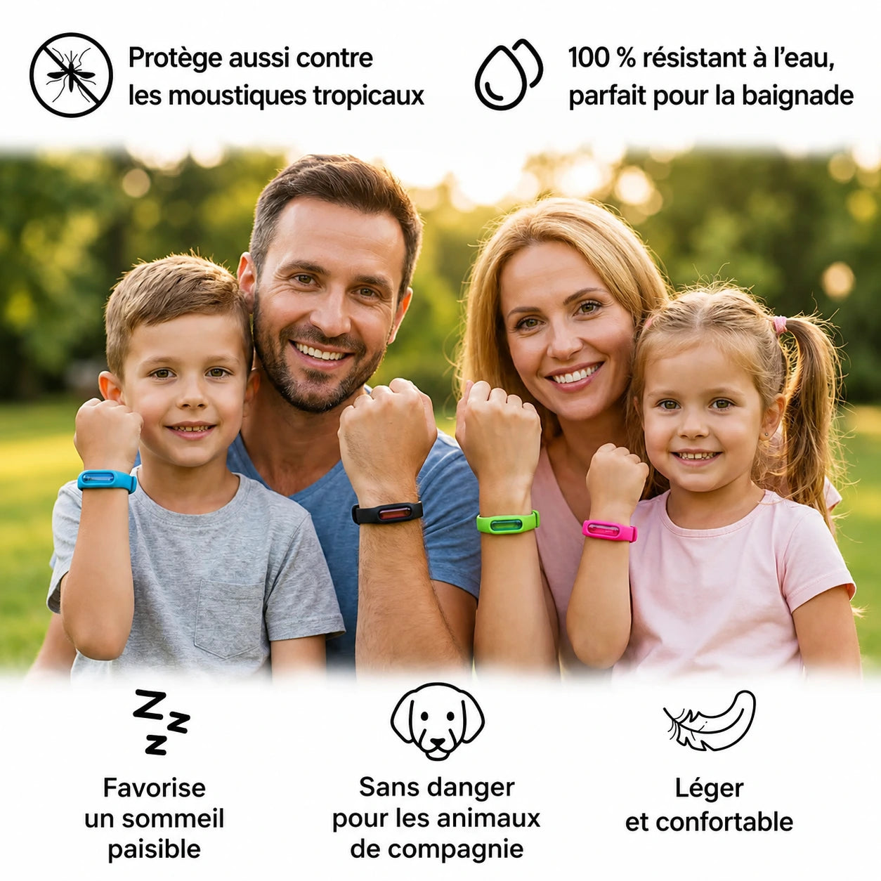 Bracelets anti-moustiques Klave™