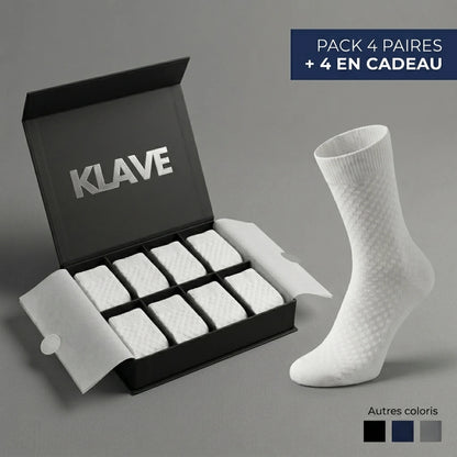 CHAUSSETTES KLAVE MI-MOLLET EN FIBRE DE BAMBOU PREMIUM